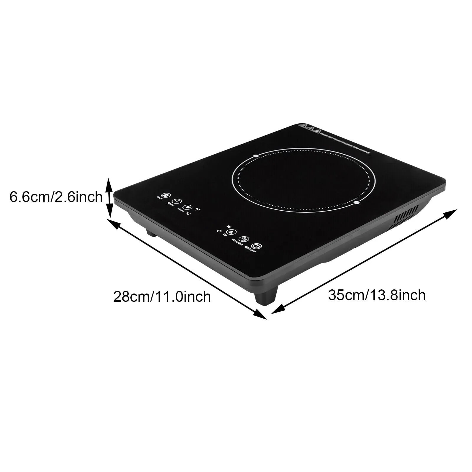 1800W Portable Digital Electric Induction Cooktop Countertop Stove Burner Cooker