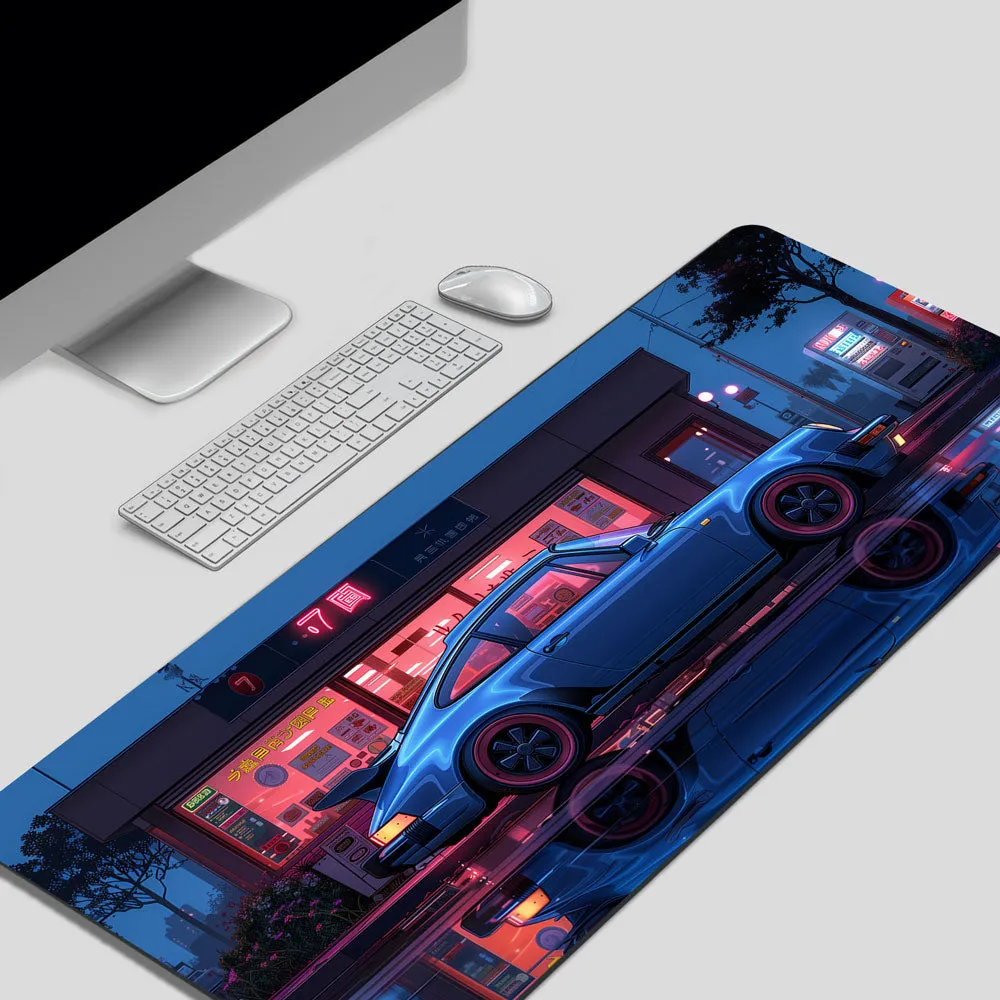 911 Carrera | Neon Dreams Desk Mat