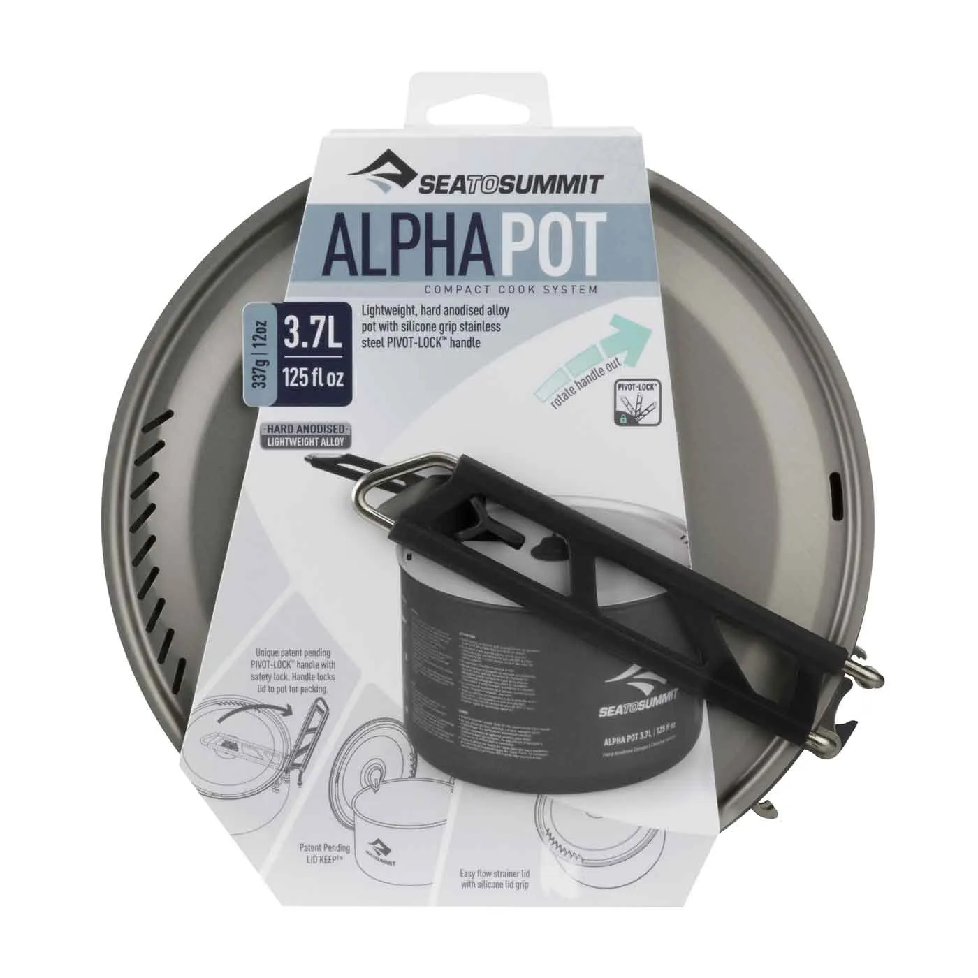 Alpha Pot 3.7L - Ultralight Camp Cooking Pot