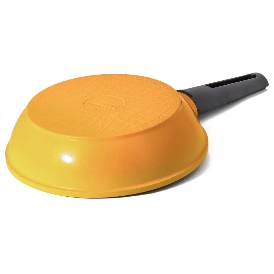 Amie 20cm Fry Pan Yellow Induction