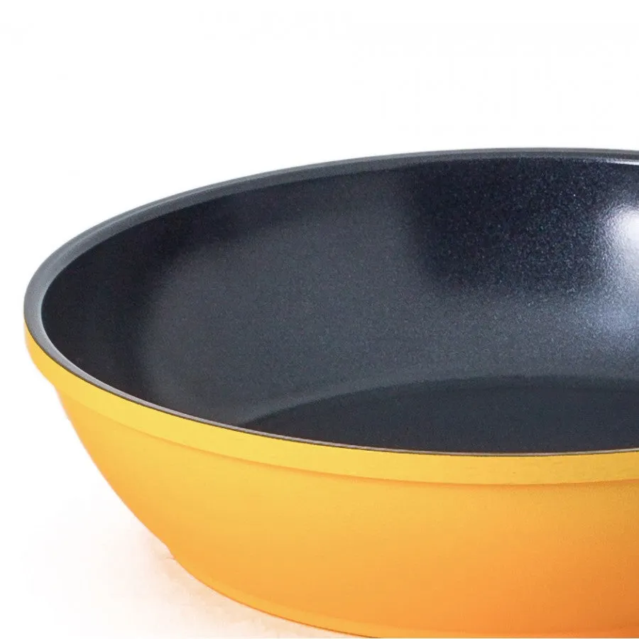 Amie 20cm Fry Pan Yellow Induction