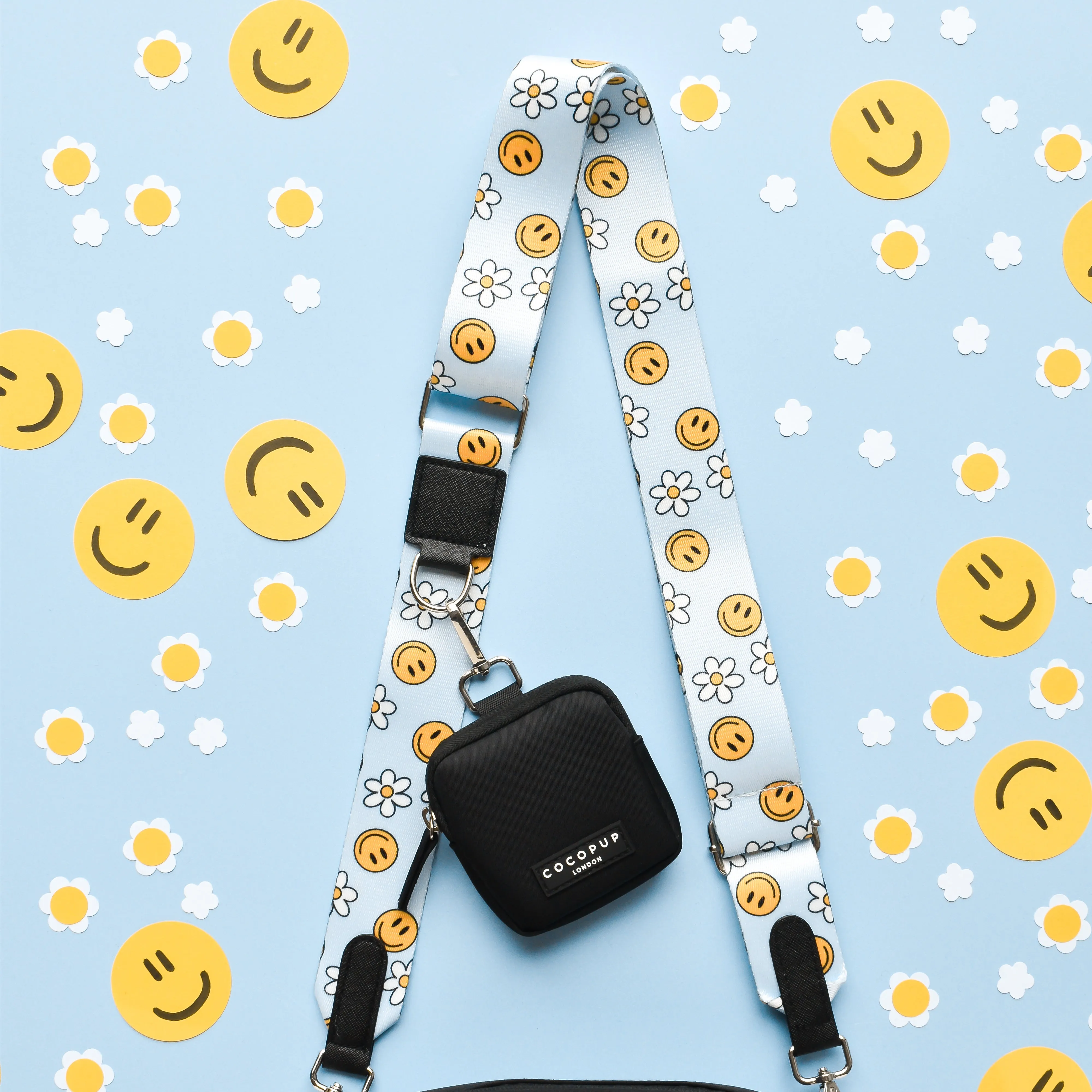 Bag Strap - Smiley Pawty Tent