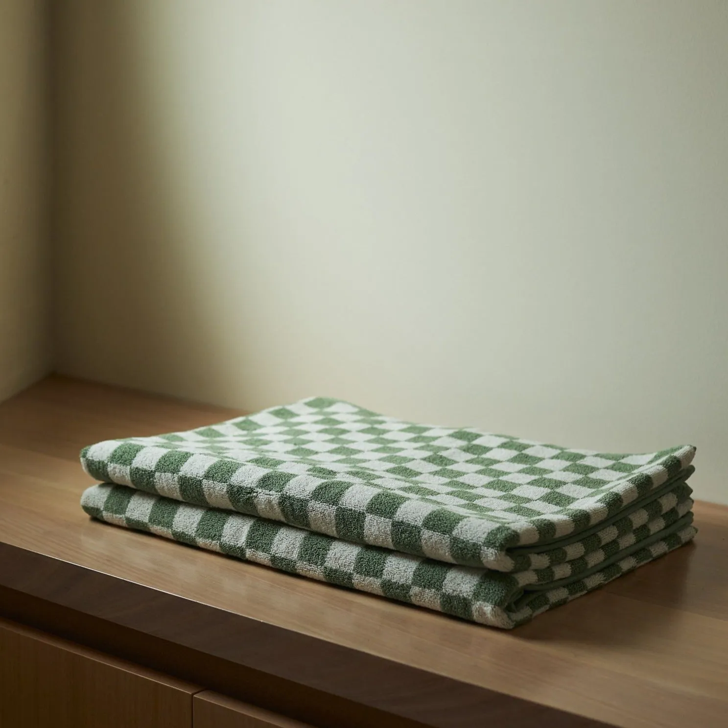 Baina | Beppu Bath Mat in Sage and Chalk