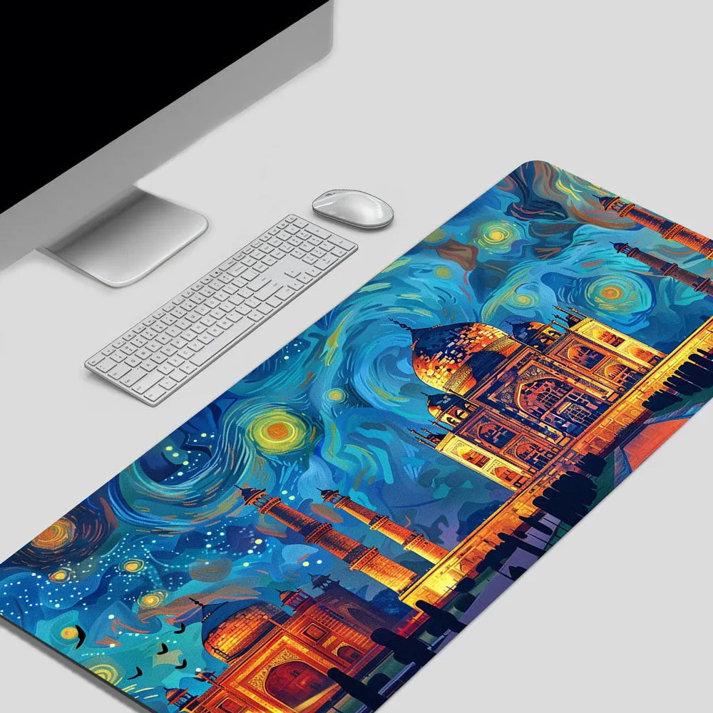 Beauty Of Taj | Starry Night Desk Mat