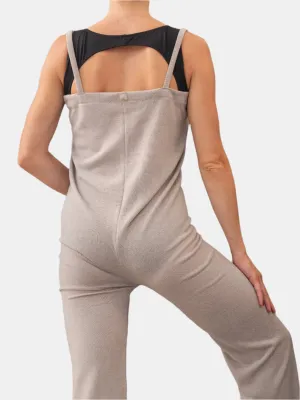 Beige Warm-up Dance Overalls MP5055