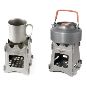 Camping Stove ~ Ultralight Titanium Wood Burner