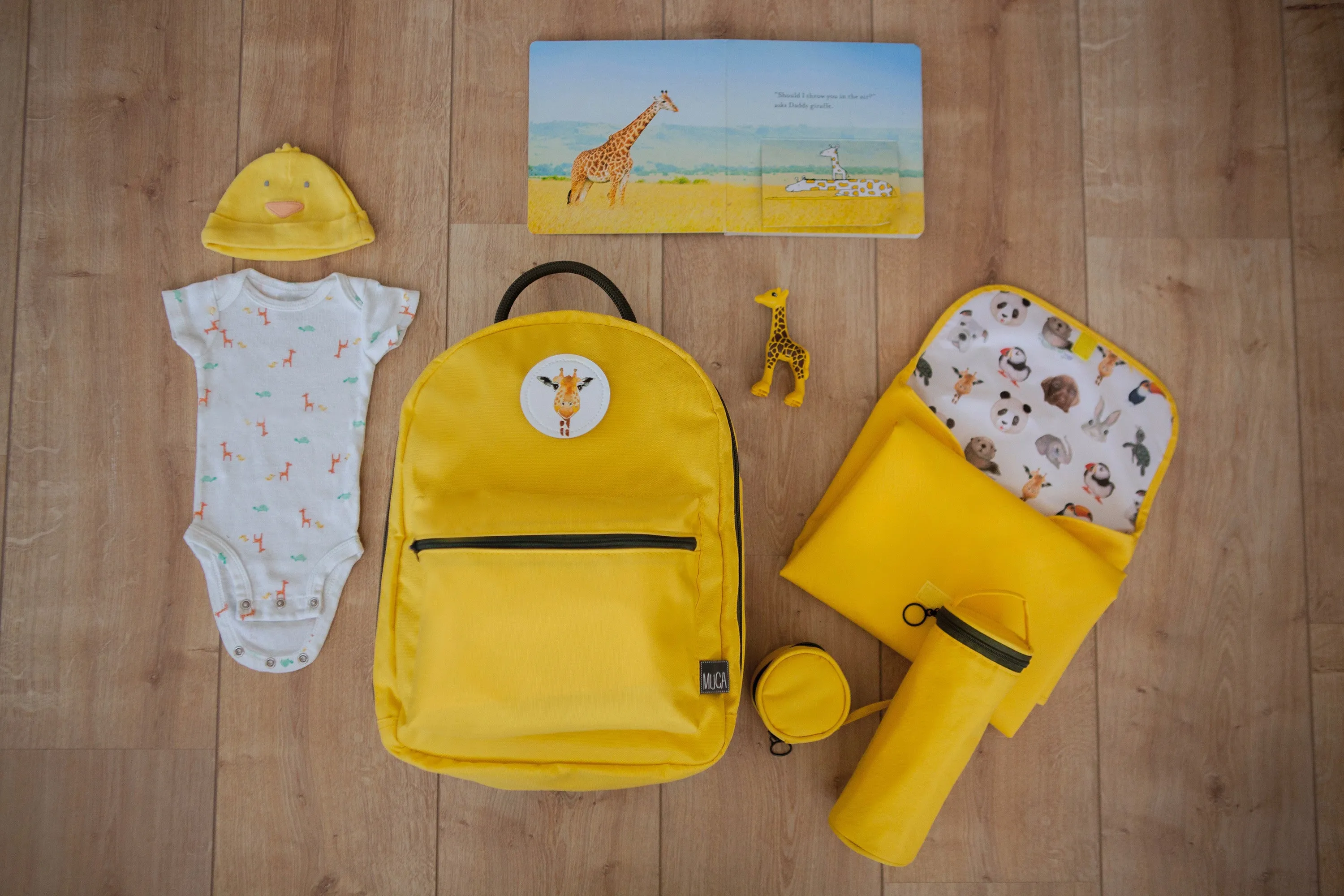 Diaper Backpack Set - Yellow GOGI