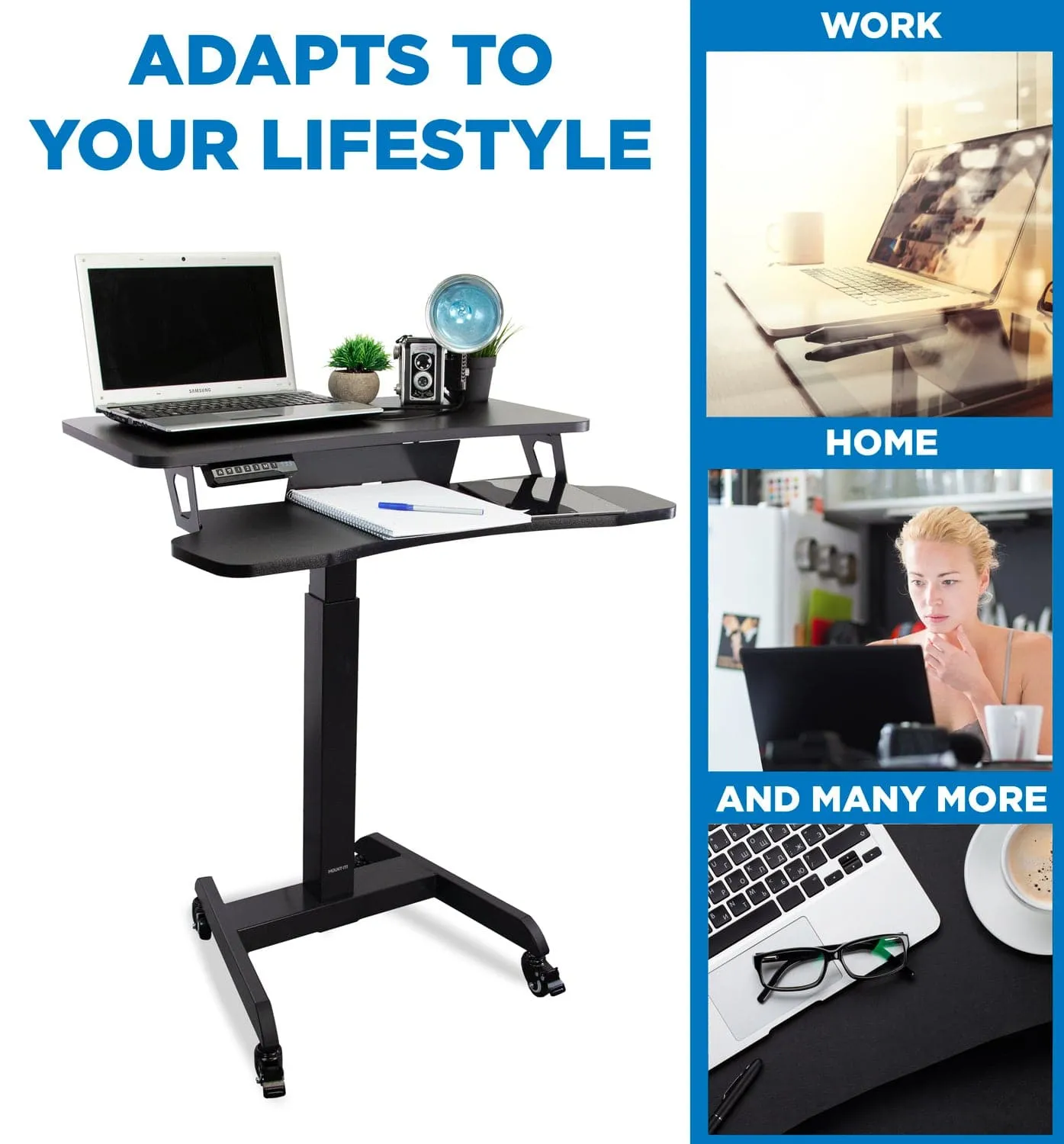 Electric Mobile Standing Desk