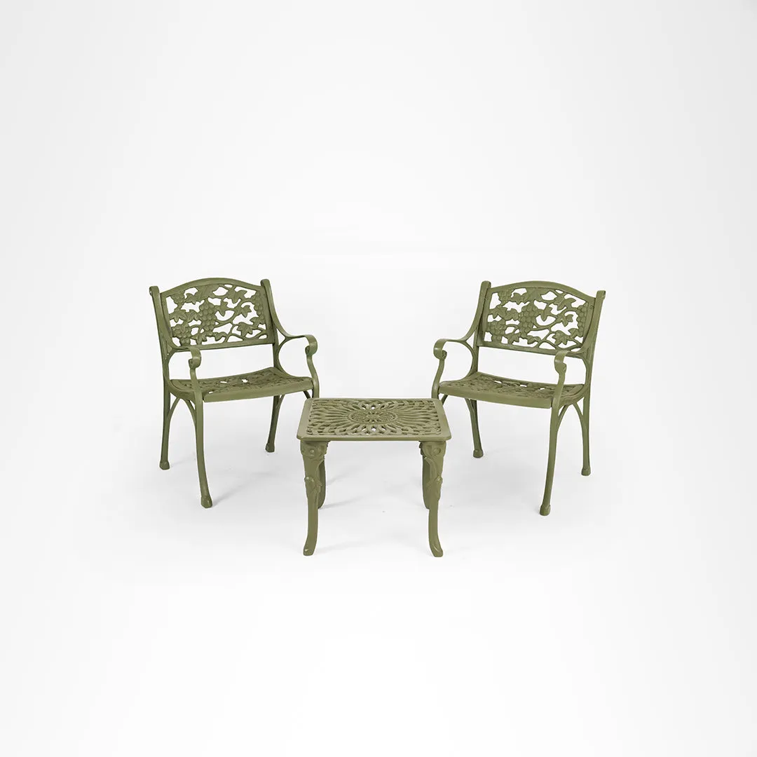 Ellis XXV Cast Iron Table And Chair Set