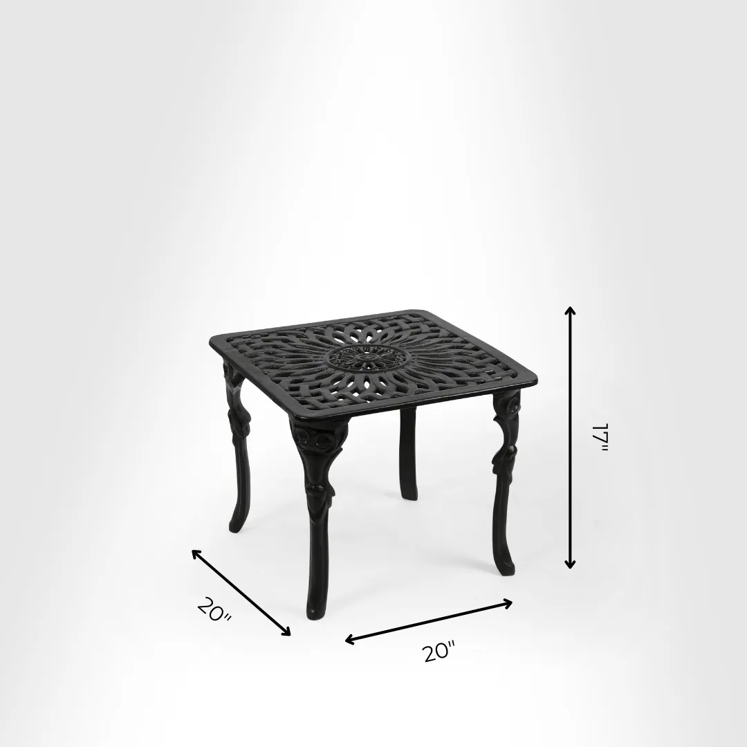 Ellis XXV Cast Iron Table And Chair Set