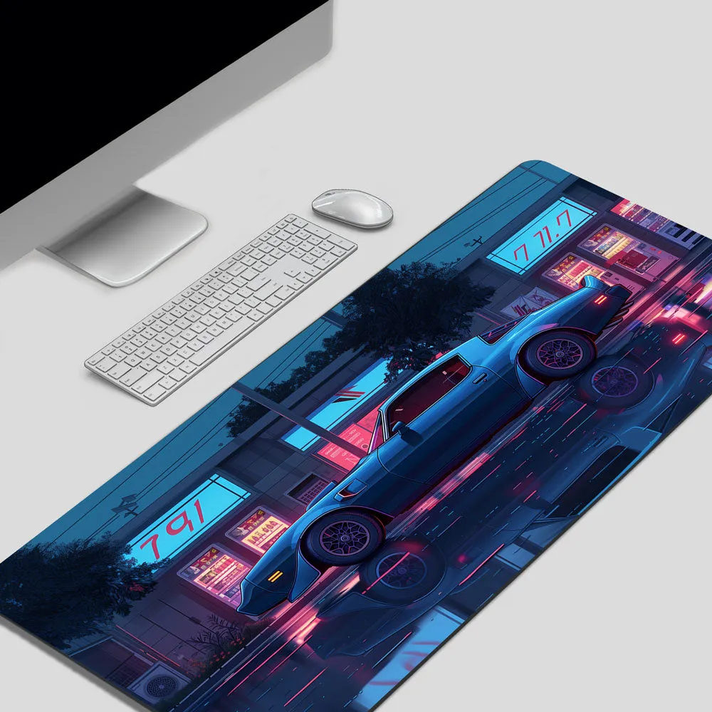 Firebird | Neon Dreams Desk Mat