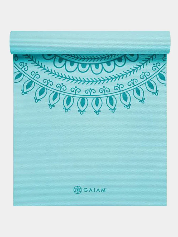 Gaiam Marrakesh Turquoise Yoga Mat 6mm