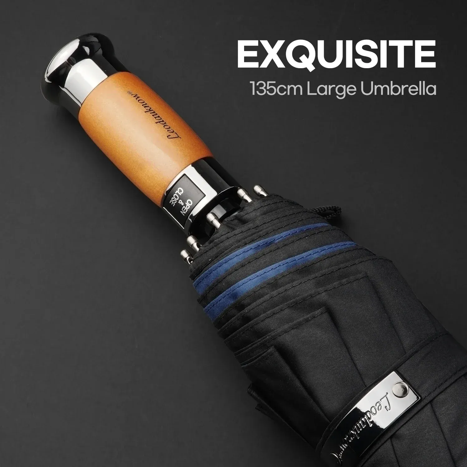 Genuine Large Automatic Windproof Double Layer Golf Umbrella