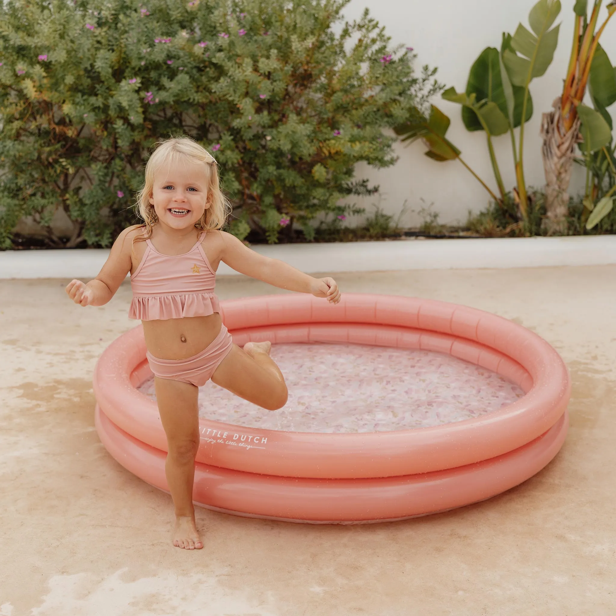 Little Dutch Paddling Pool 150cm - Ocean Dreams Pink