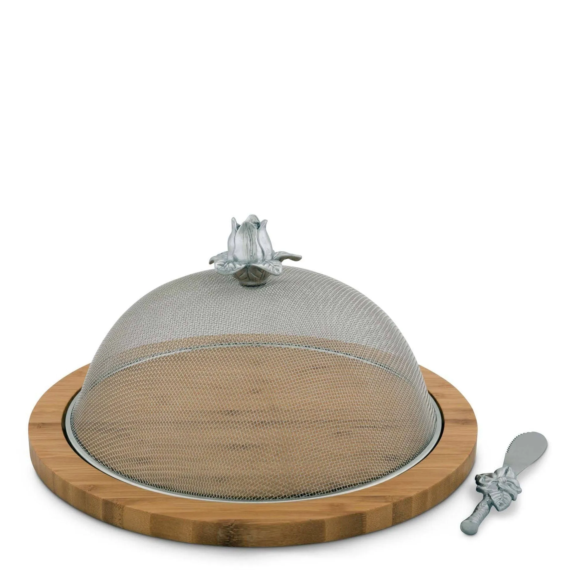 Magnolia 3 Piece Picnic Cheese Board / Spreader