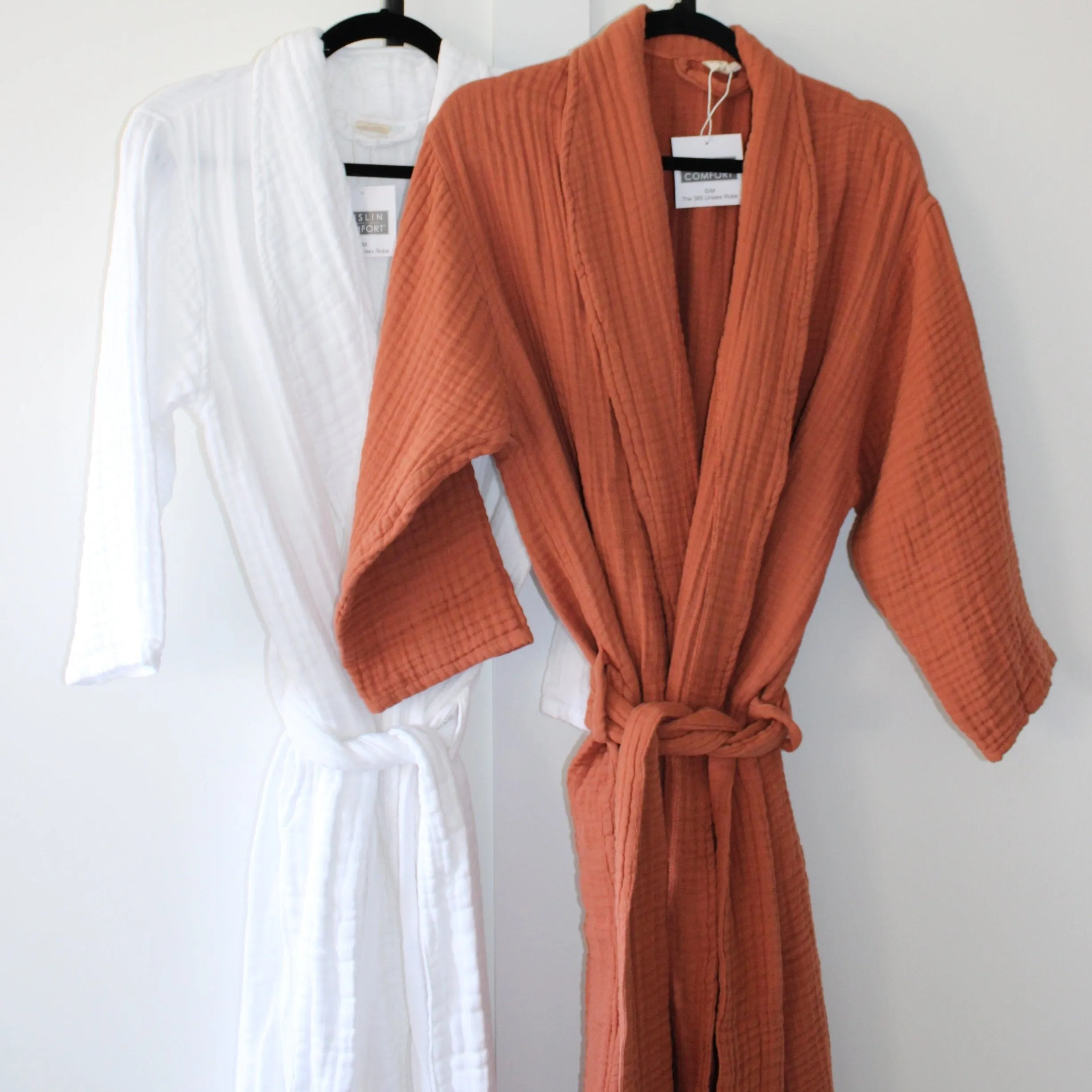 Mid-Length 365 Muslin Cotton Robe