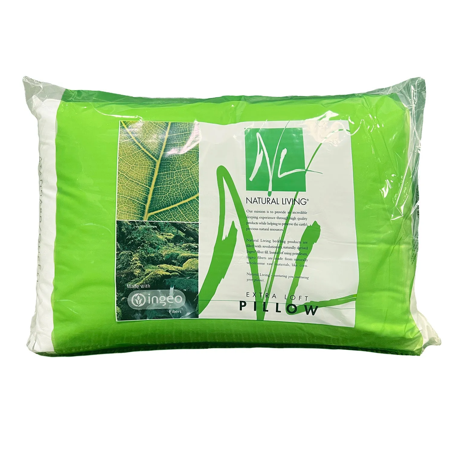 Natural Living Down Alternative Pillow with Environmentally Freindly INGEO™ Fibers