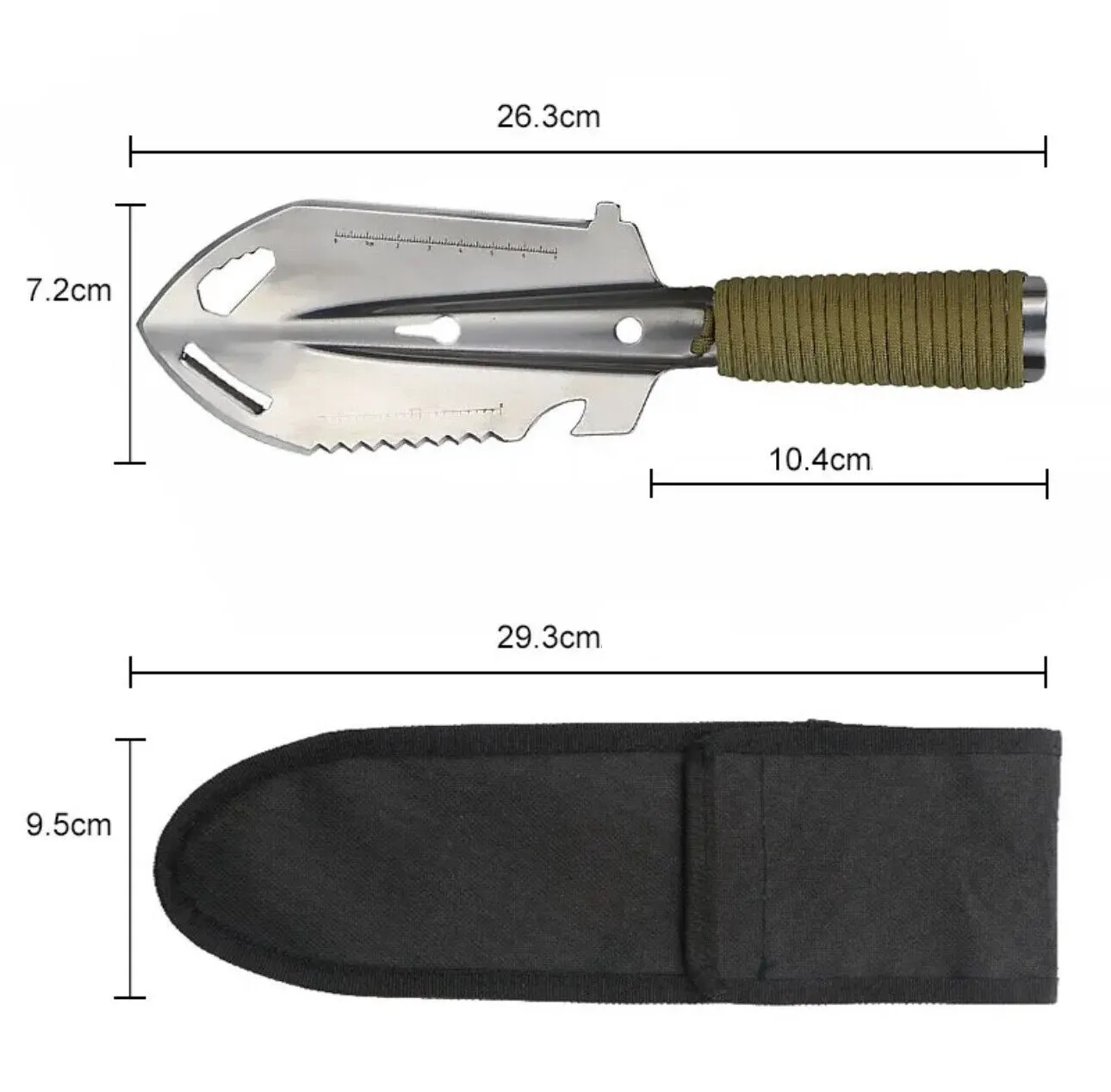 Portable Camping Shovel Multifunctional