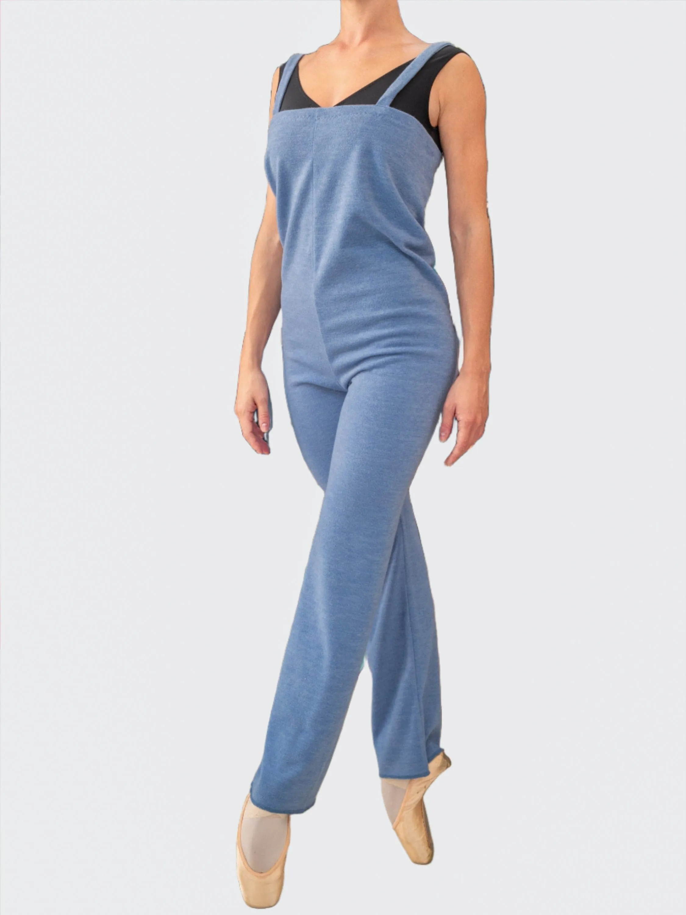 Powder Blue Warm-up Dance Overalls MP5055