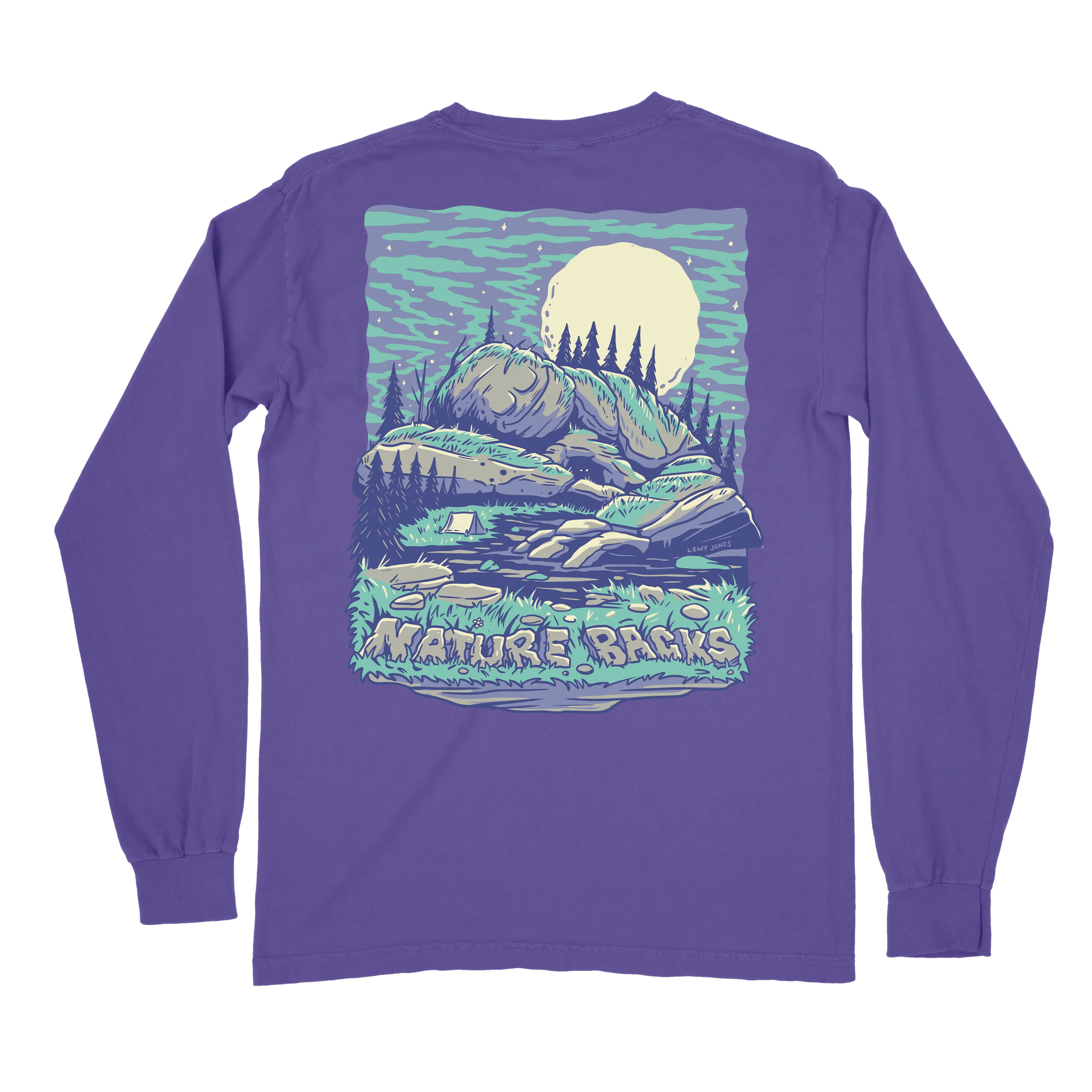 Sleeping Giant Long Sleeve (Lavender)