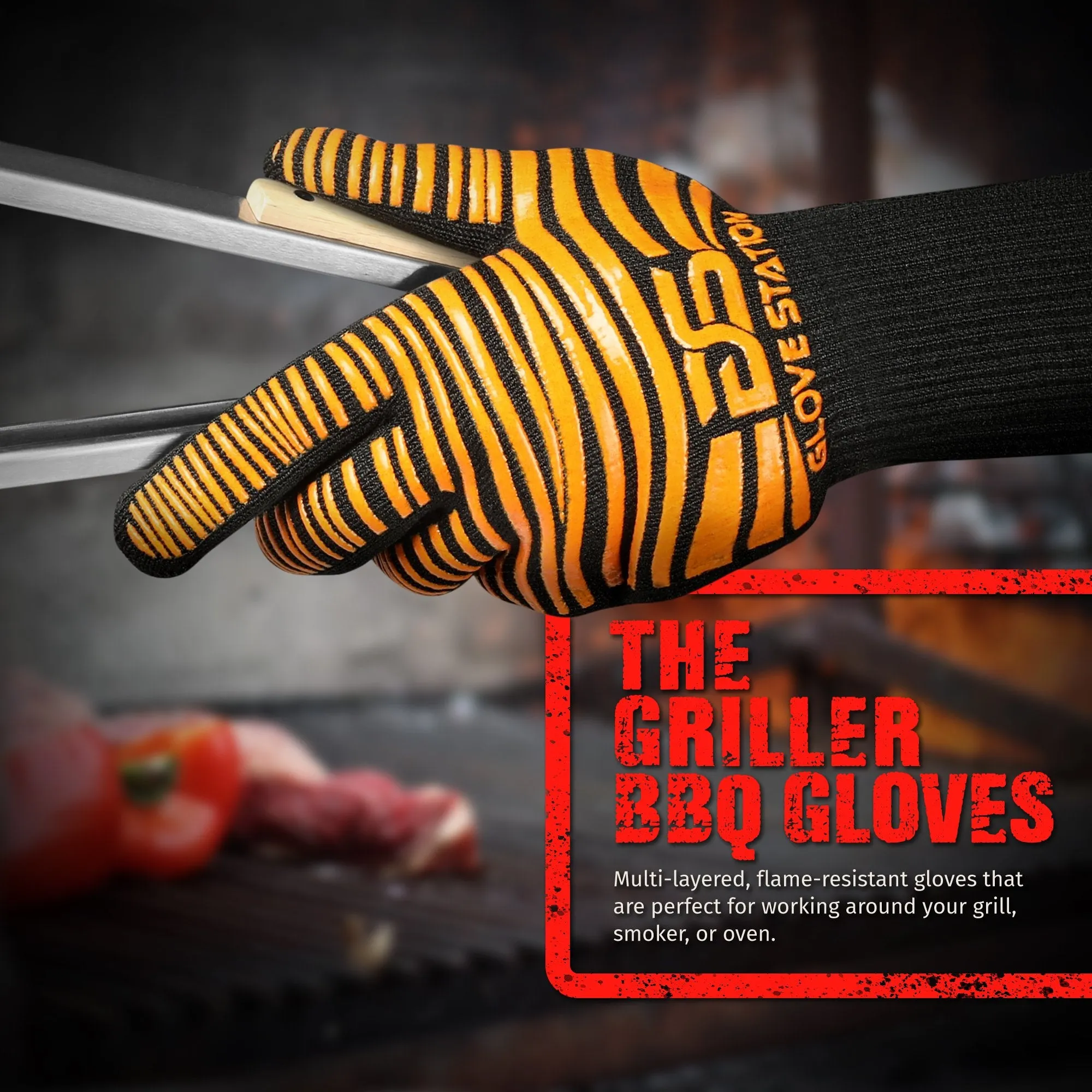 The Griller - Orange - 1 Pair