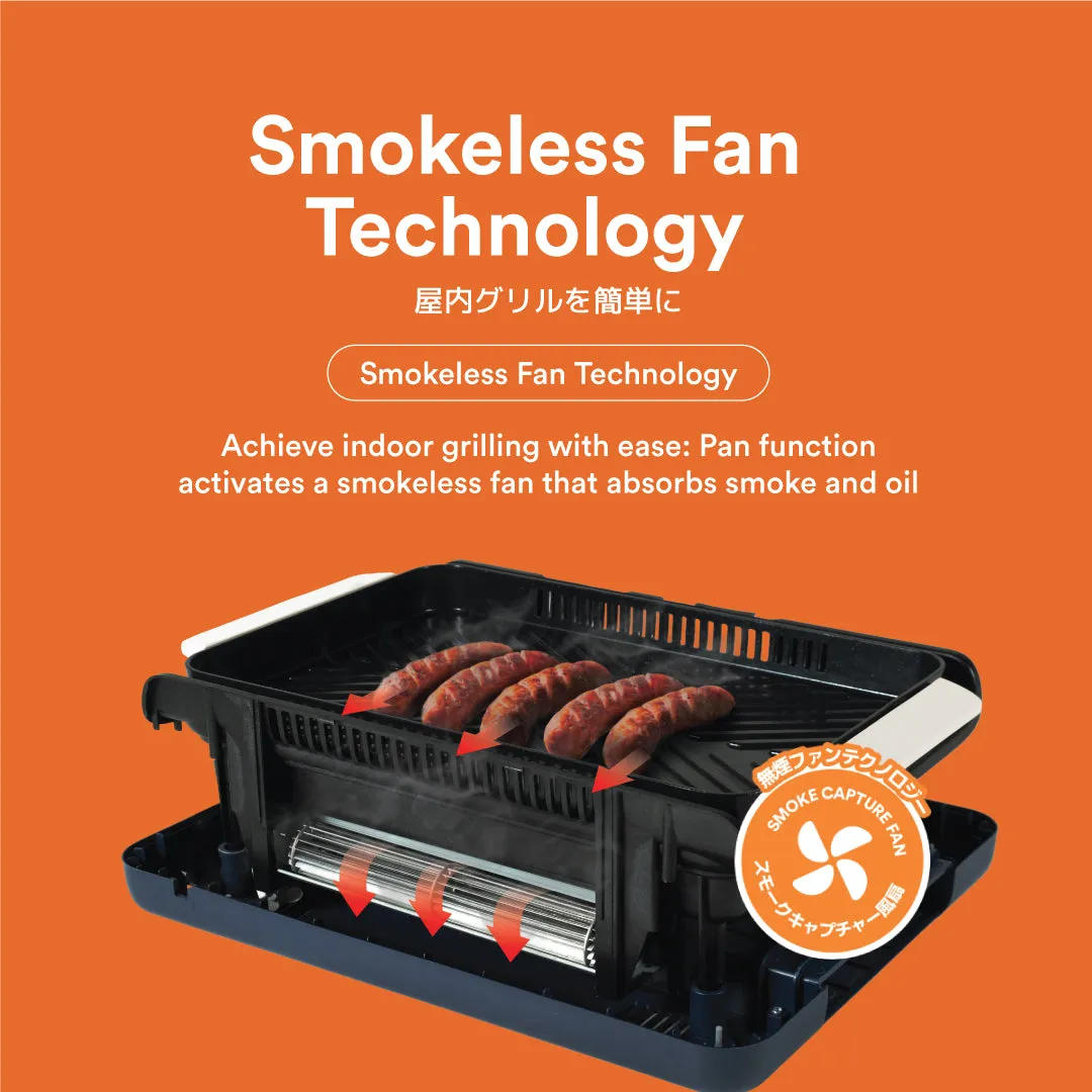 TOYOMI Smokeless BBQ Grill & Hot Pot SMC 9988