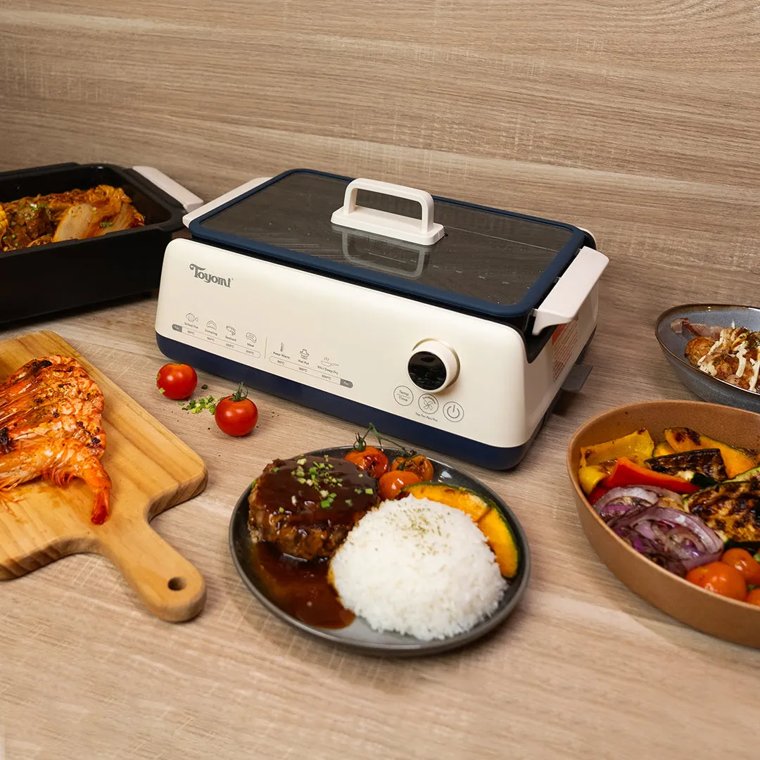 TOYOMI Smokeless BBQ Grill & Hot Pot SMC 9988