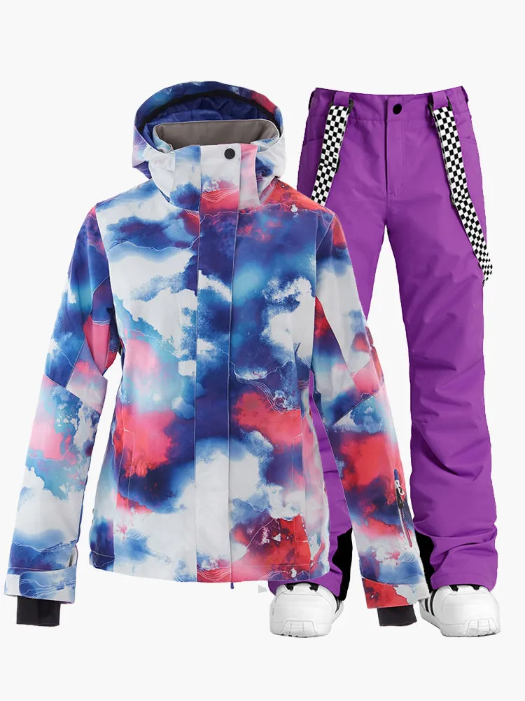 Women's Everbright Colorful Snowboard Suits