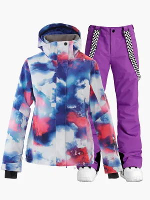 Women's Everbright Colorful Snowboard Suits