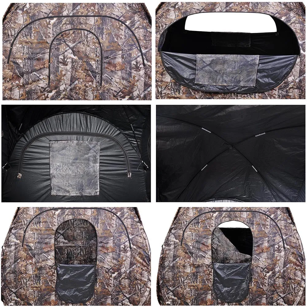 Yescom Durable Steel Frame Outdoor Pop Up Blind Camouflage